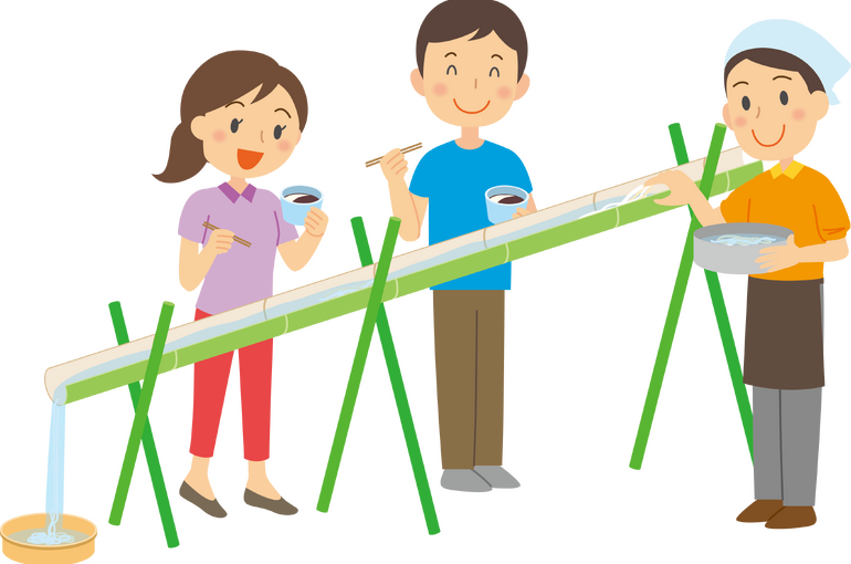 konicaminolta_111606流しそうめん